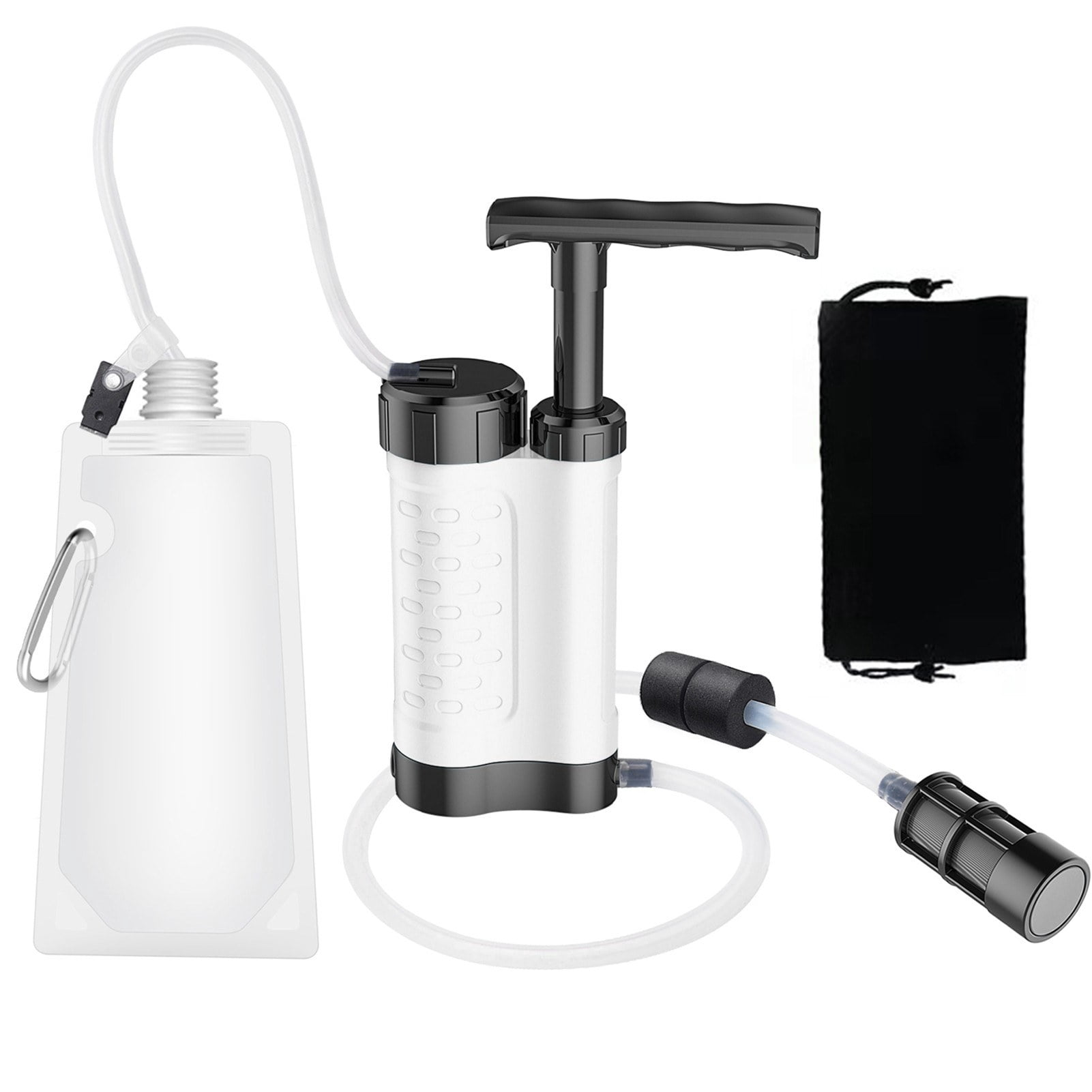 Portable Outdoor Water Purifier Filter with Straw for Survival Gear