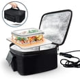 thumbnail image 1 of Portable Oven, 12V Car Food Warmer Portable Personal Mini Oven Electric Heated Lunch Box for Meals Reheating & Raw Food Cooking for Road Trip/Camping/Picnic/Family Gathering(Black), 1 of 10