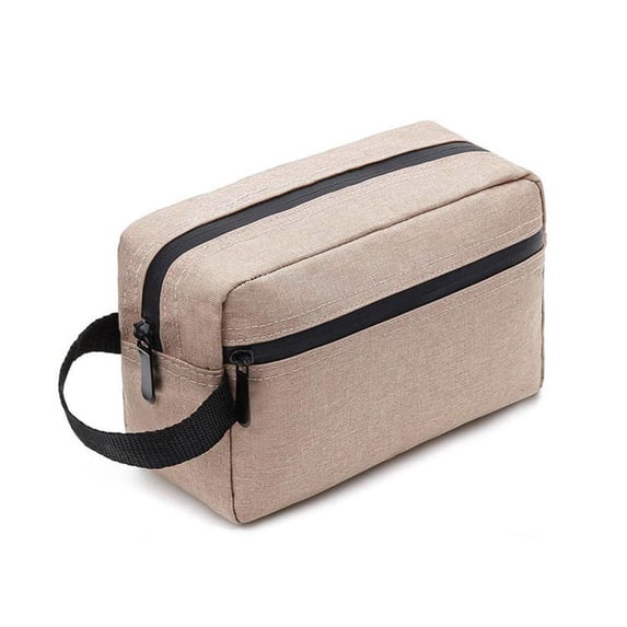 Portable Ox Cloth Toiletry Bag 22x16x10cm with Compartments for Organized Travel Essentials