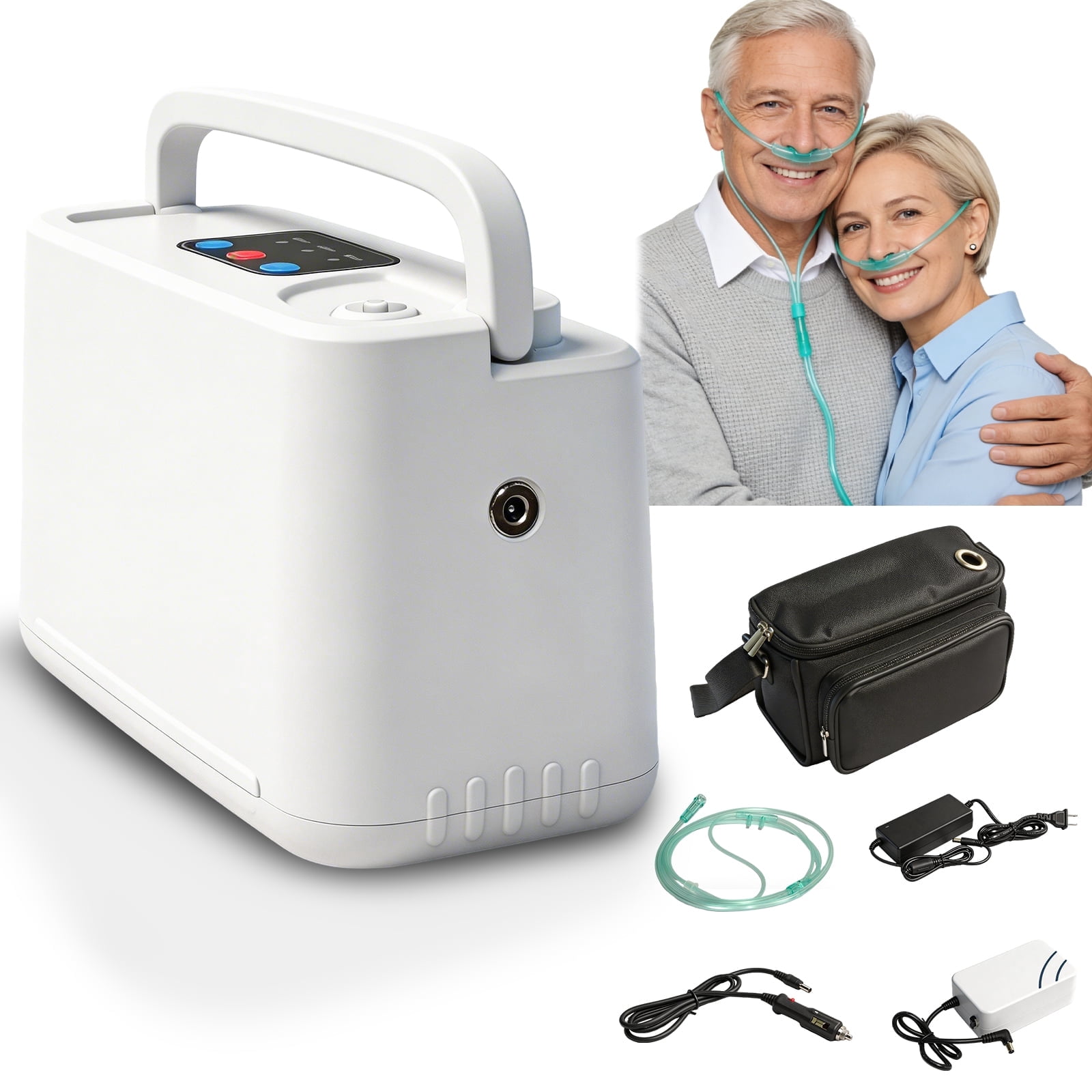 Portable O2XY Cup Generator for Home Travel Use, Lightweight 3L