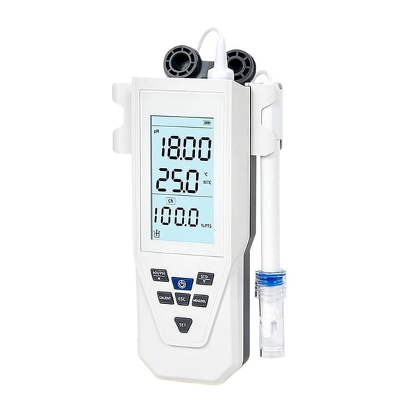 Portable PH Meter LCD Display Water Quality Tester Laboratory Acidity Meter Aquarium Pool Water PH Analyzer With Probe ,Accurate and Reliable