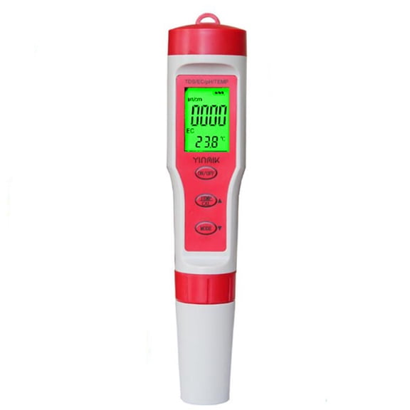 Portable PH/TDS/EC/TEMP Four-in-one Test Pen Multi-function Water Quality Detector Conductivity With Backlight