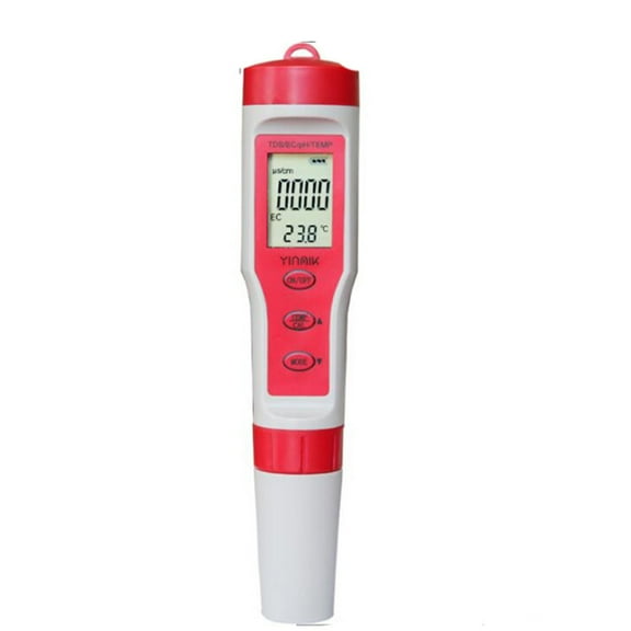 Portable PH/TDS/EC/TEMP Four-in-one Tester Pen Multi-function Tester Pen Water Quality Detector Conductivity