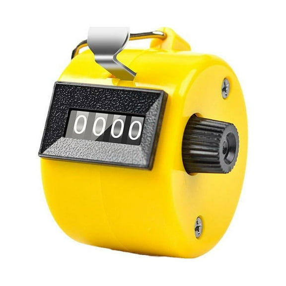 Portable PP Handheld Mechanical Counter Clicker for School, Sports Events and Office, Counting up to 9999