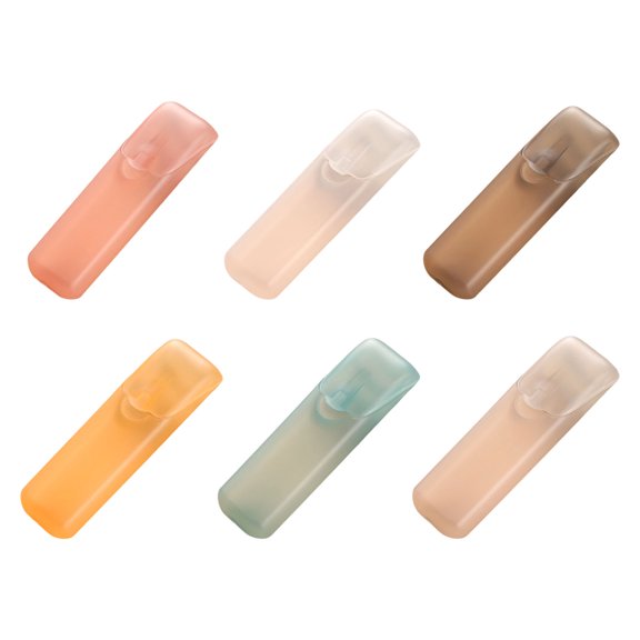 Portable PP Plastic Clear Teeth Floss Box Miniature Storage Container for Toothpicks and Travel Essential