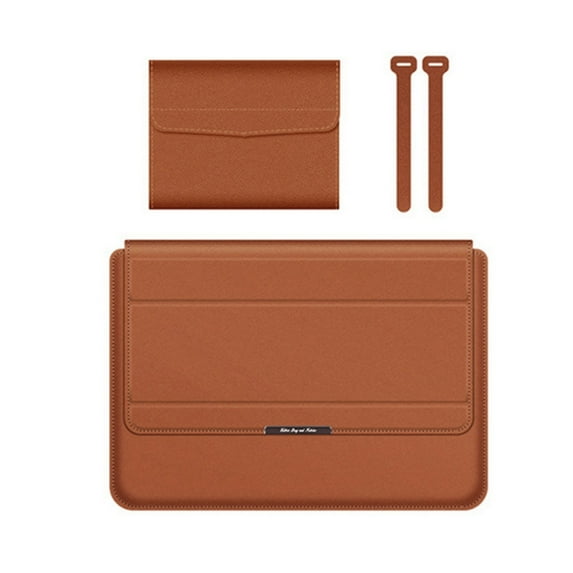 Portable PU Leather Laptop Case With Hand Rest Design And Stand Function For 13 14 15 16inch Computers