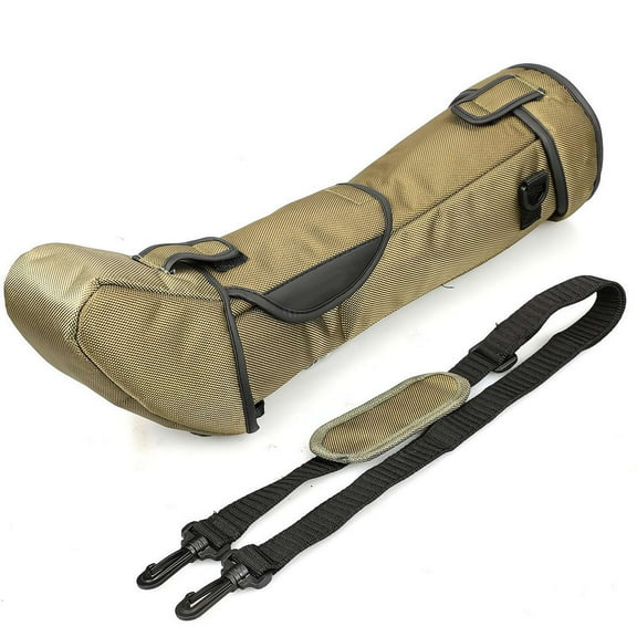 Portable Padded Telescope Bag for Birdwatching, Adjustable Straps, Fits 80mm Scopes, Ideal for Outdoor Use