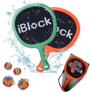 Portable Paddles and Bouncy Balls Set for Kids or Adults Indoor Outdoor Activities, Sport Game for Beginner or Intermediate Fun Play, Swing Racket in Beach Pool Backyard Playground Lawn Park or Court