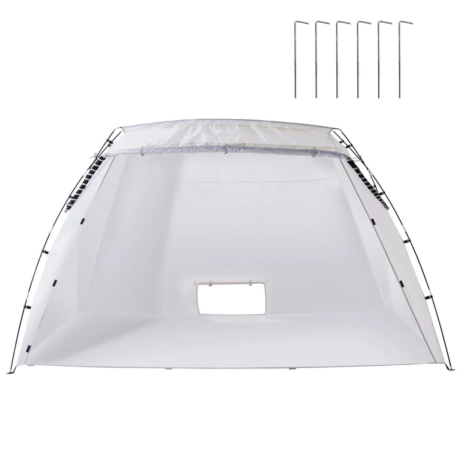 Portable Paint Booth, Larger Spray Paint Tent with Built in Floor, Painting Tent Station for Furniture DIY Hobby Tool, Spray Paint Shelter