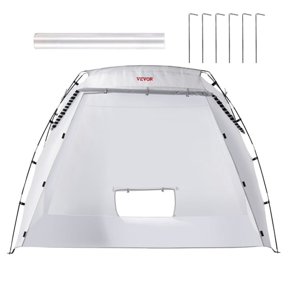 Portable Paint Booth  Larger Spray Paint Tent with Built-in Floor & Mesh Screen  Painting Tent Station for  DIY Hobby Tool  7.5x5.2x5.2ft Spray Paint Shelter