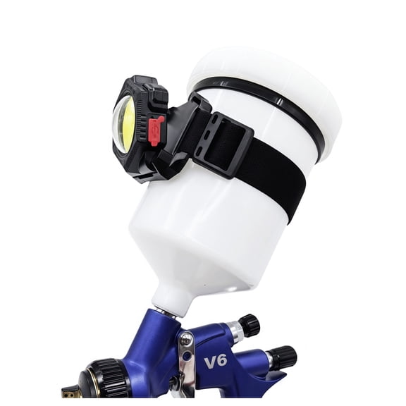 Portable Paint Spray Gun Light With Universal Tape USB-Rechargeable Multifunctional Work Lamp Paint Pot Headlight ,Flexible