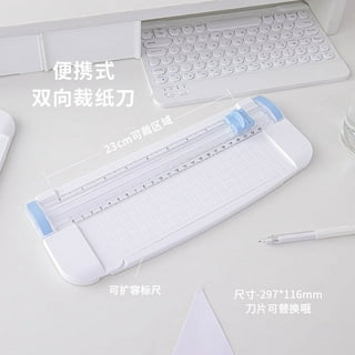 Portable Paper Cutter Paper Cutter Paper Cutting Board A4 Paper Cutter  Small Paper Cutter 2 Pcs Portable Paper Cutter Incisive Blade Anti Slip  Safe Simple Operation Paper Trimmer 