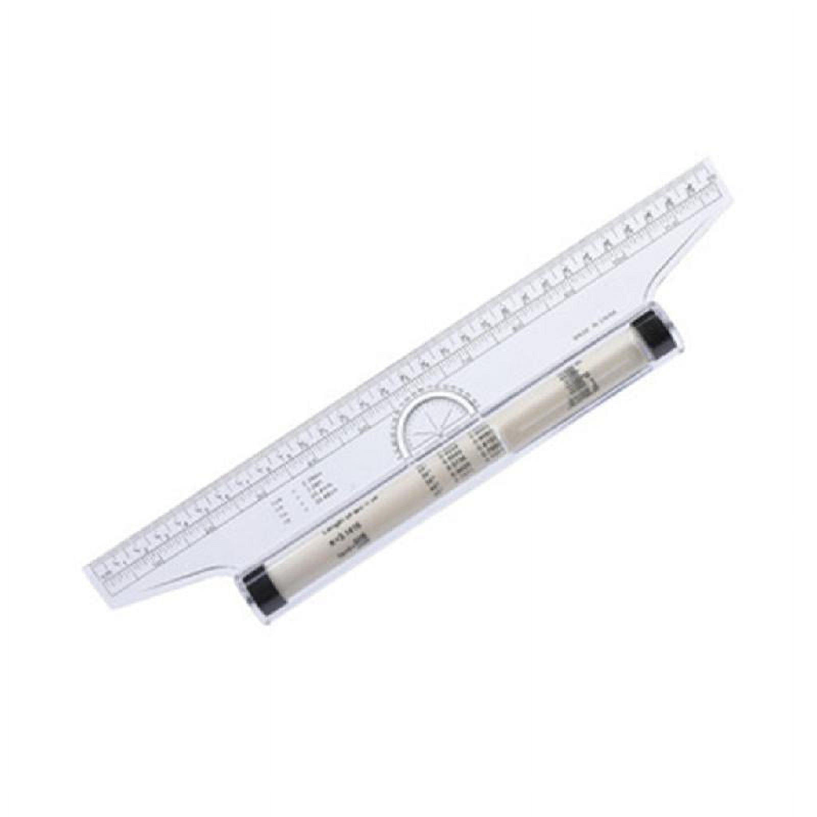 Portable Parallel Roll Ruler Foot Angle Rule Rolling Rulers for