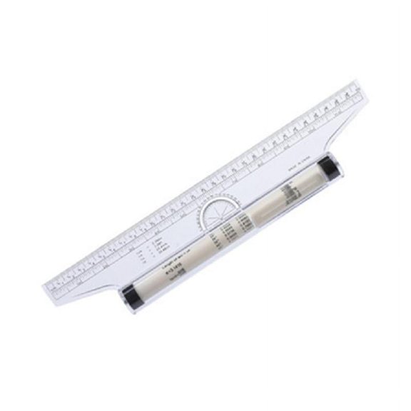 Portable Parallel Roll Ruler Foot Angle Rule Rolling Rulers for Students