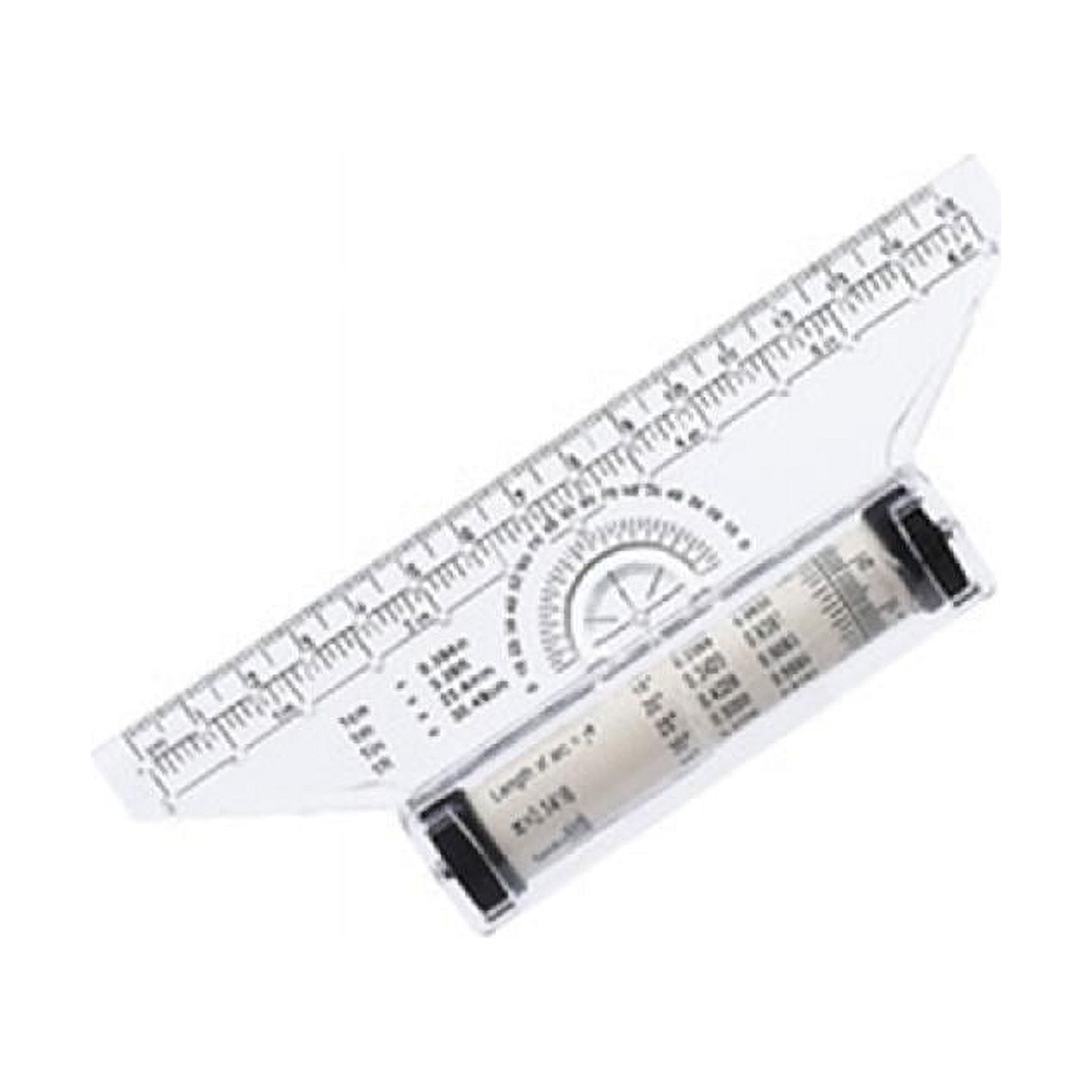 Portable Parallel Roll Ruler Foot Angle Rule Rolling Rulers for