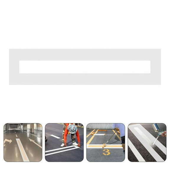 HEANUJJ Parking Lot Line Stencil Foldable 1 Piece for Road Markings and Pavement Striping