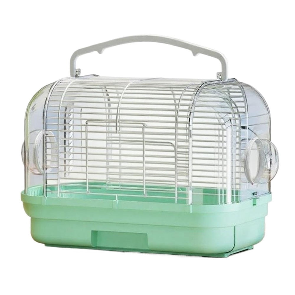 Portable Parrot Carrier Cage Outdoor Handheld Bird Bag  Deep drawer Chassis Detachable Cockatiels