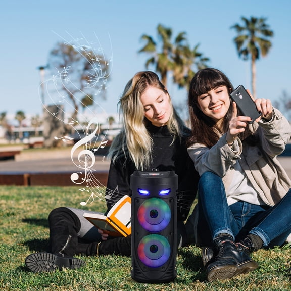 Portable Party Speaker with Shoulder Strap