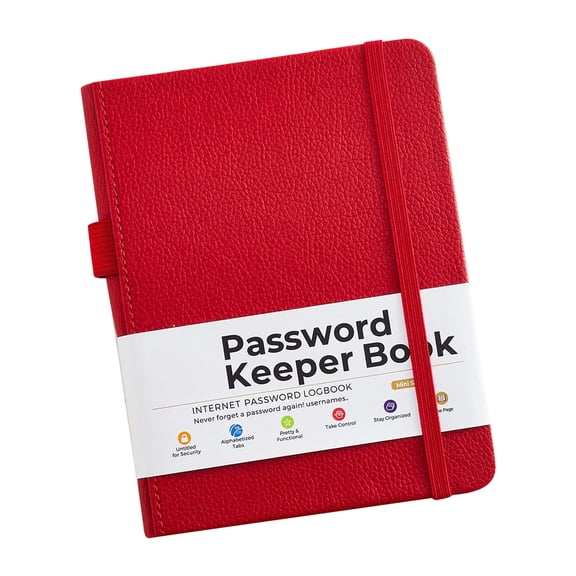 Portable Password Protectors Notebook Address Book Information Recording Notebook for Daily Note Taking and Travel