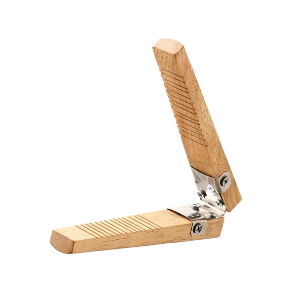 Portable Peanut Shelling Device With Ergonomic Grip Beechwood Stainless Steel Essential