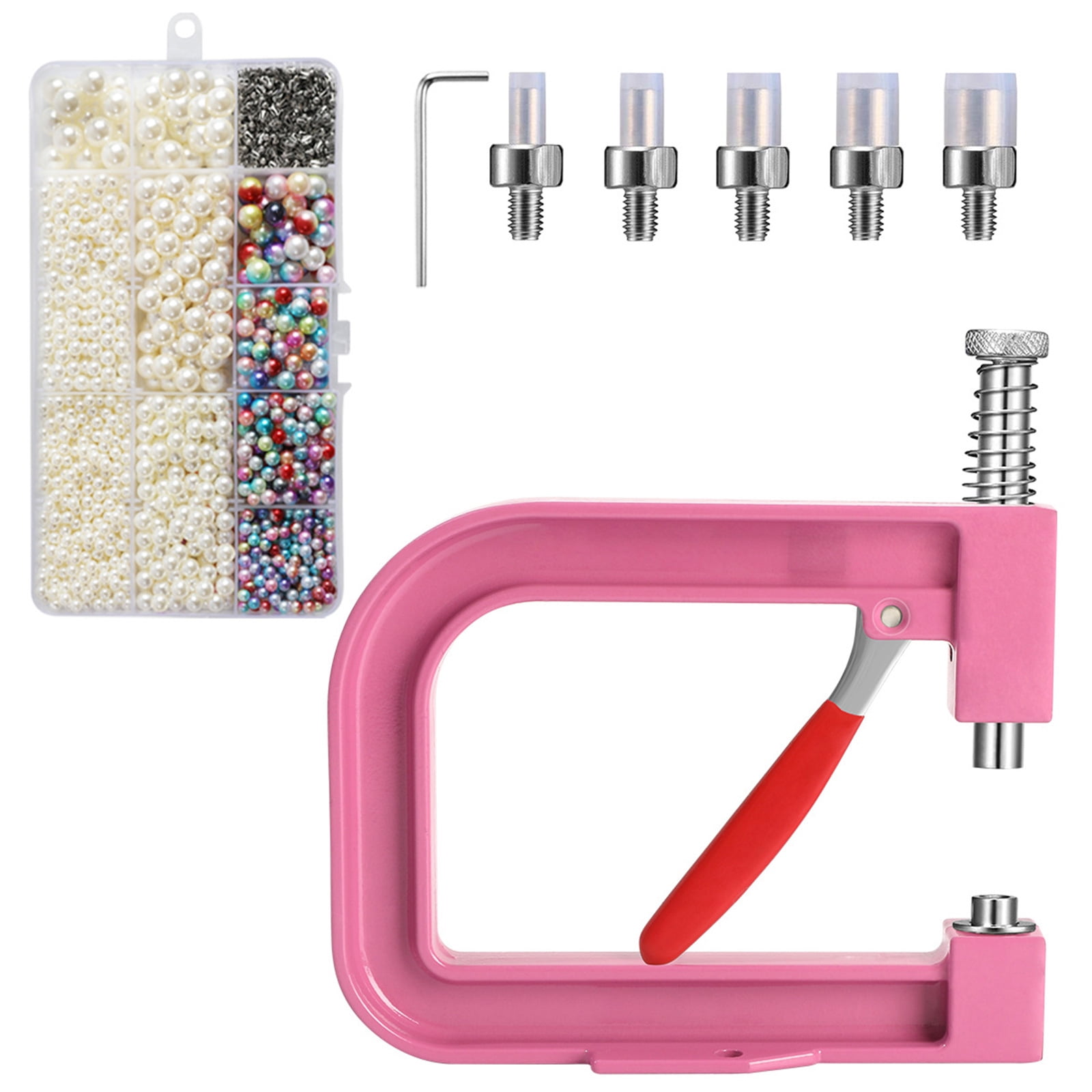 Portable Pearls Setting Machine Bead Making Machine Handmade Beading Accessories for Hat Shoes Clothes