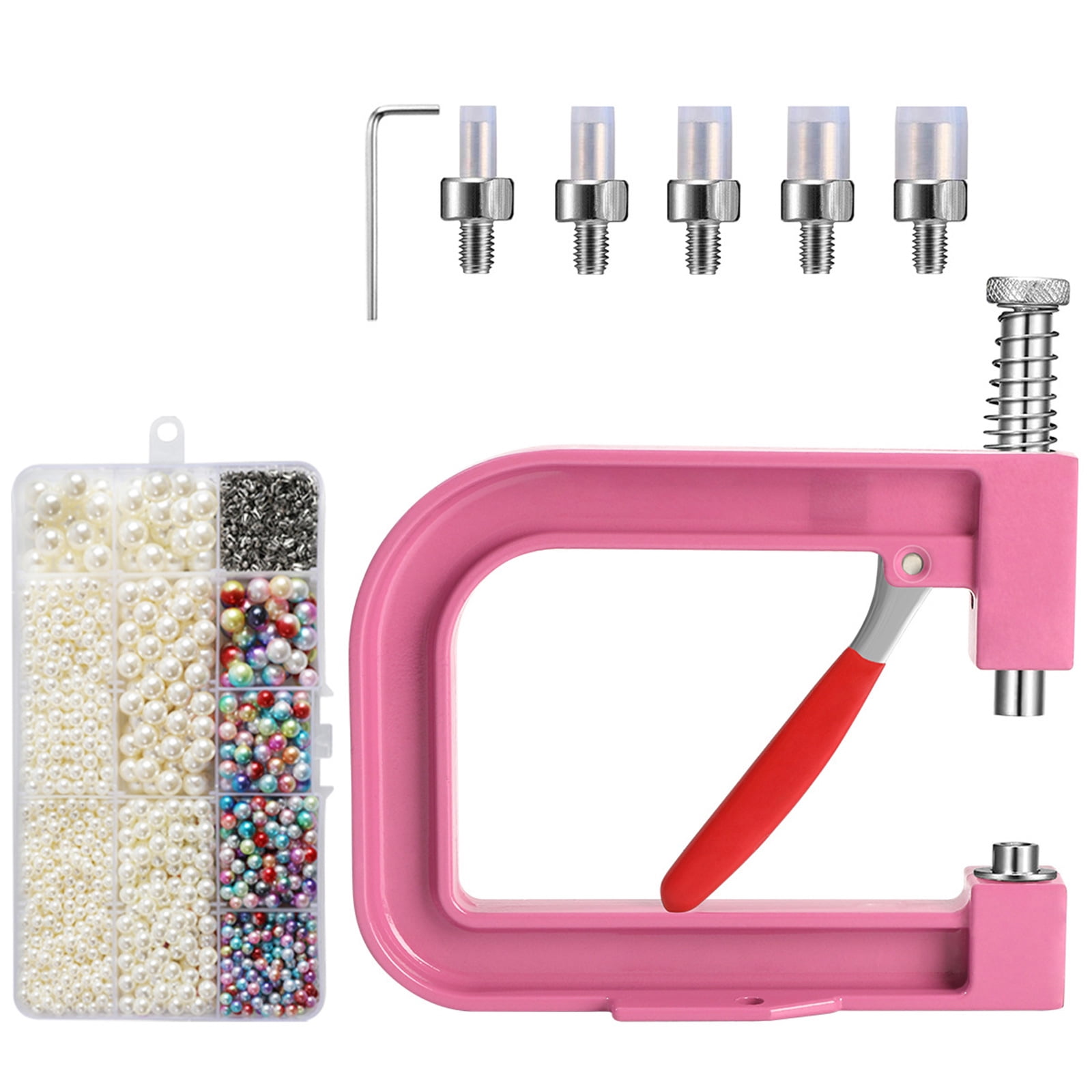 Portable Pearls Setting Machine Bead Making Machine Handmade Beading Accessories for Hat Shoes Clothes