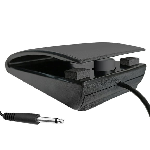 Portable Pedal for Electronic Instruments Convenient Music Control for Piano,Synthesizer,Hand Roll Piano Players