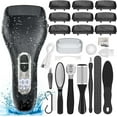 thumbnail image 1 of Portable Pedicure Kit Foot File Callus Remover, Electric Callus Remover for Feet,IPX7 Waterproof, with 9pcs Larger Grinding Head  for Foot Care Deadskin Remover LCD Display-Black, 1 of 6