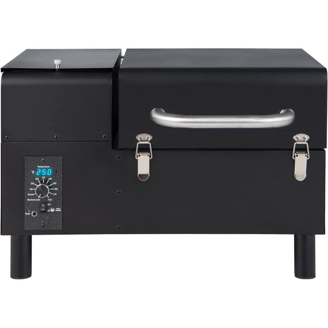 Portable Pellet Grill Smoker with 256 sq.in Cooking Area, Easyto