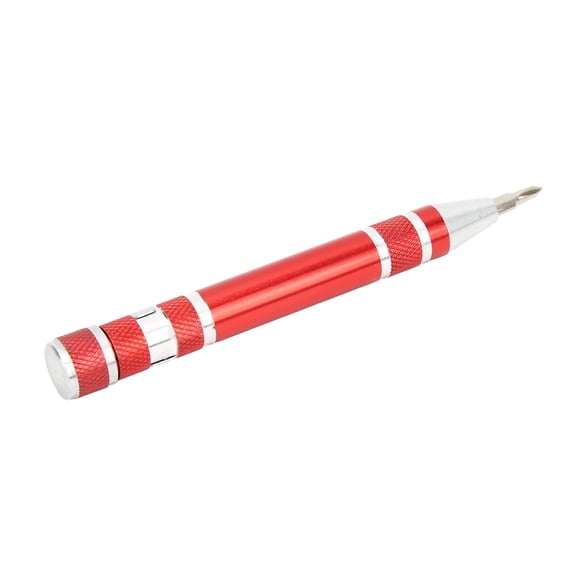 Portable Pen Screwdriver with 8 Heads, Durable Aluminum Alloy for  Use  Fine Screws