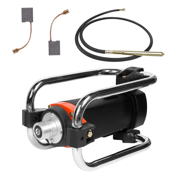Portable Pencil Concrete Vibrating Tool 1500W High Power 16000 RPM, 4.5m Long Shaft Rod, Easy to Use for Bubble Removal & Concrete Leveling