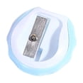 thumbnail image 1 of Portable Pencil Sharpener, Macaron Handheld Pencil Sharpener Small Pencil Cutter for Office Stationery, Light Blue, 1 of 6