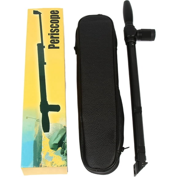 Portable Periscope HD Monocular Telescope: 5X Magnification Weatherproof Periscope, Adjustable 17" to 27" Tactical Periscope for Spy Observation Bird Watching Hiking Concert Travelling