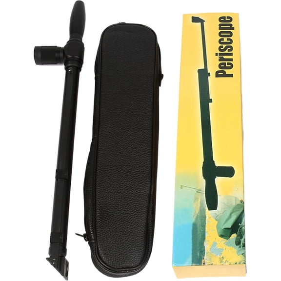 Portable Periscope HD Monocular Telescope: Adjustable 17" to 27" Weatherproof Periscope, 5X Magnification Observation Telescope for Bird Watching Hiking Concert Travelling Dead Angle