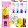 thumbnail image 1 of Portable Personal Blender Mini Blender Household Mixer Fruit Juicer ,Smoothie Blender For Shakes And Smoothies,Travel Personal Blender With USB Rechargeable Batteries,6 Blades-380ml, 1 of 8