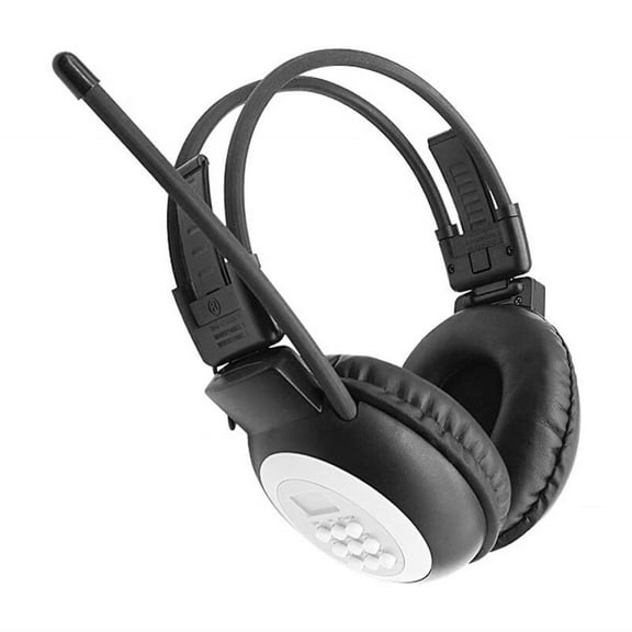 Portable Personal FM Radio Headphones Ear Muffs with Best Reception,Wireless Headset with Radio Built in for Walking,Jogging,Daily Works Powered by 2 AA Batteries (Not Included)
