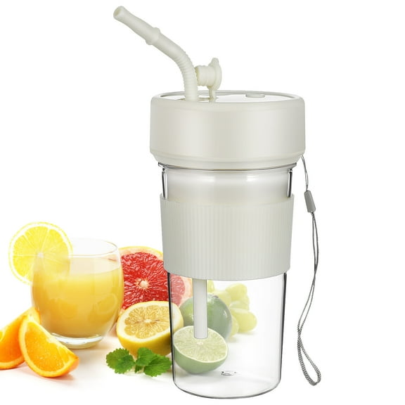 Portable Personal for Shakes and , Fruit Juicer USB Rechargeable with , Handheld Blenders for Sports Travel and Outdoors