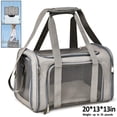 thumbnail image 1 of Portable Pet Backpack, 50*34*34CM Dog and Cat Pet Bag, Maximum Weight 25 lbs, Pet Carrier with Adjustable Shoulder Straps, Foldable Travel Pet Harness, 1 of 11