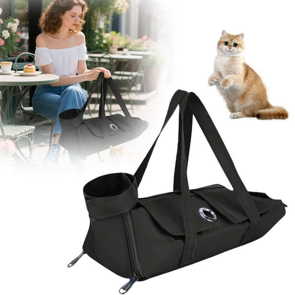 Portable Pet Carrier Backpack for Cats,Small Dogs,Rabbits,Birds Hedgehogs Lightweight Travel Carrier Bag with Breathable Design, Adjustable Strap Vet Visit,Outdoor Hangbag for Turtles Squirrels