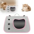thumbnail image 1 of Portable Pet Carrier Backpack for Cats,Small Dogs,Rabbits,Birds Hedgehogs Lightweight Travel Carrier Bag with Breathable Design, Adjustable Strap Vet Visit,Outdoor Hangbag for Turtles Squirrels, 1 of 6