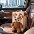 thumbnail image 1 of Portable Pet Carrier Bag, Shoulder Handheld Bag with Peek Window for Walks and Errands, Breathable Head Out Travel Tote for Small Dogs Cats, 1 of 5