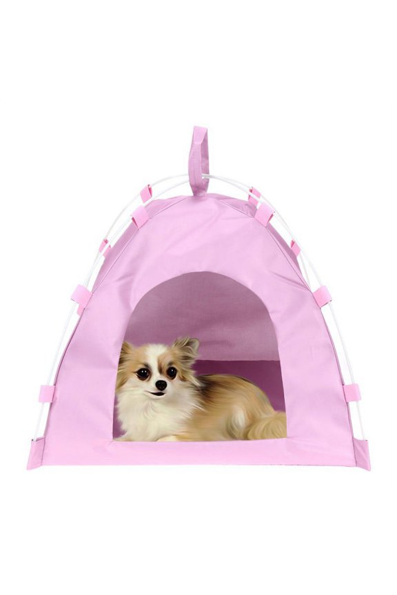 Portable Pet Dog Cat Tent Folding Outdoor Home House Bed Travel Play Tent