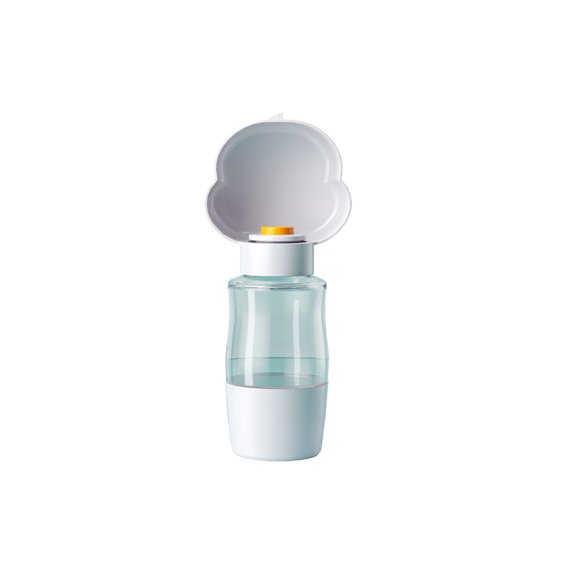 Portable Pet Drinking Cup for Outdoor Use Combines A Small Water Cup and A Food Cup Nice for Keeping Your Pet Hydrated and Fed While Out