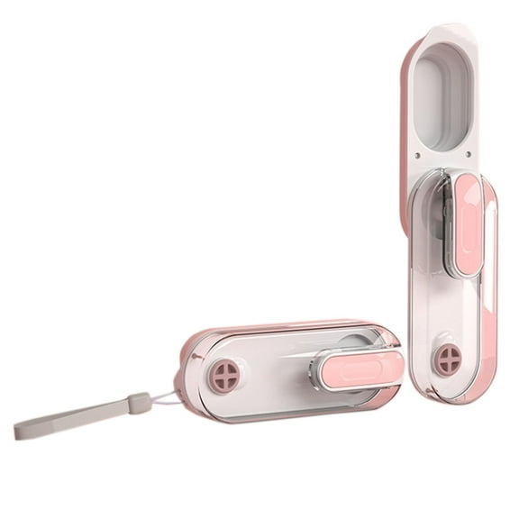 Portable Pet Food and Water Dispenser Green Glass Design Leakproof Travel Bottle Feeder for Dogs Cats Outdoor Walking Hiking Adventures