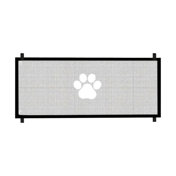 Portable Pet Gate | Foldable Dog Barrier for Doorways and Stairs | Household Punch-Free Protection Fence for Pets | Adjustable Safety Gate for Home Use