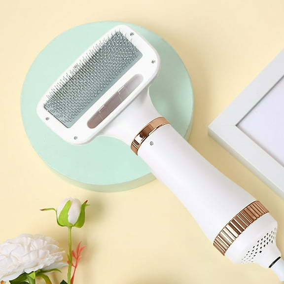 Portable Pet Hair Dryer With Brush 3 Temperatures Portable Quiet 2 In 1 Pet Hair Dryer Suitable For Small And Medium Pet, Usupdd 2025 Portable Pet Hair Dryer With