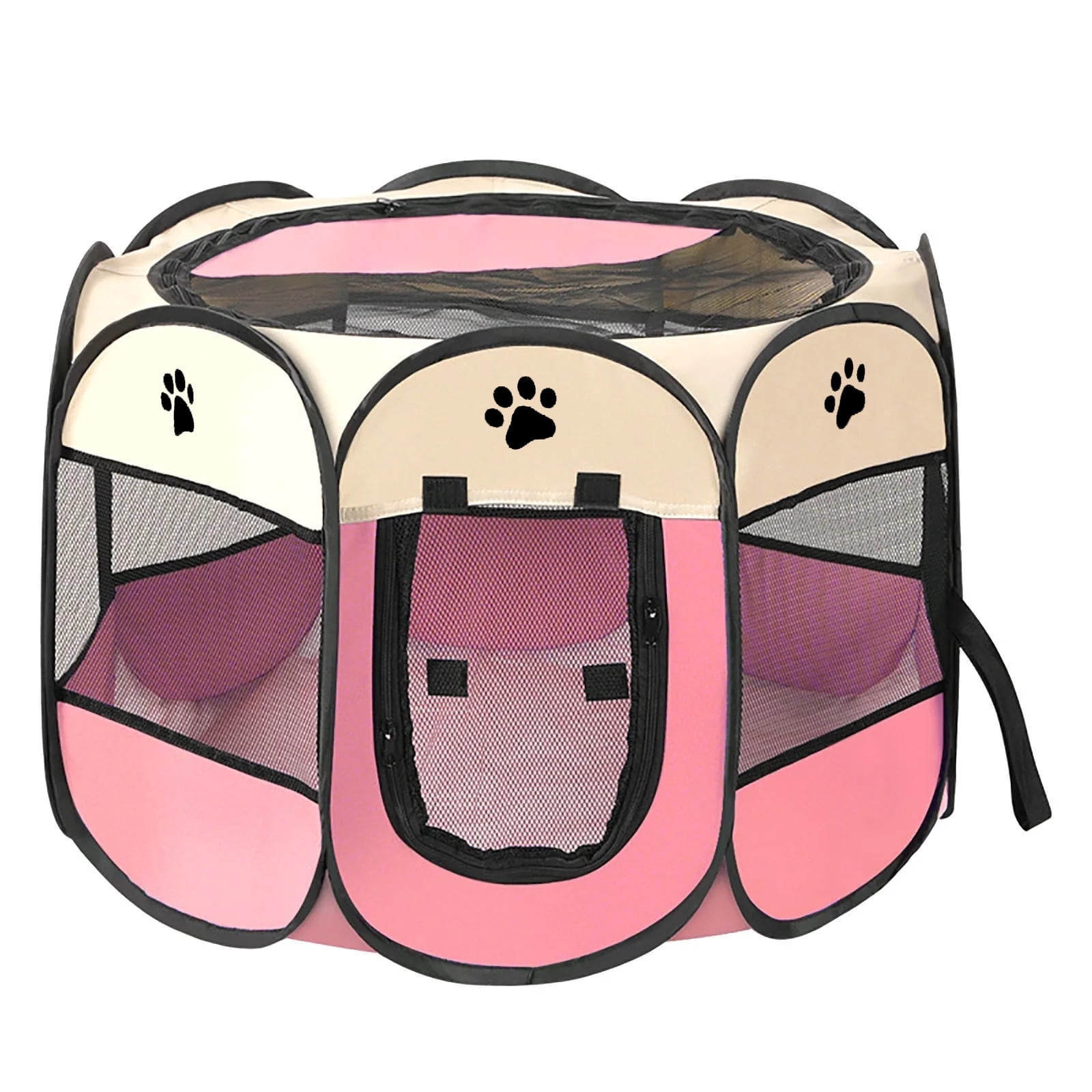 Portable Pet Playpen, Dog/Cat Playpen Foldable Pet Exercise Pen Tents Dog Kennel House Playground for Indoor Outdoor Travel Camping Use,30"x30"x18"