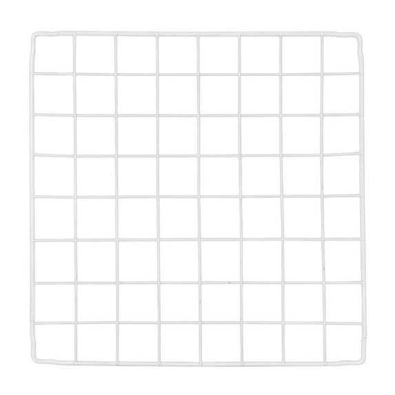 Portable Pet Playpen Panel Cage Metal Wire Yard Rabbit Expandable Guinea plain white Grid