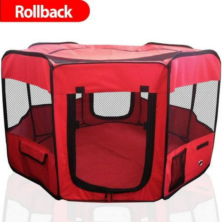 Folding puppy pen sales