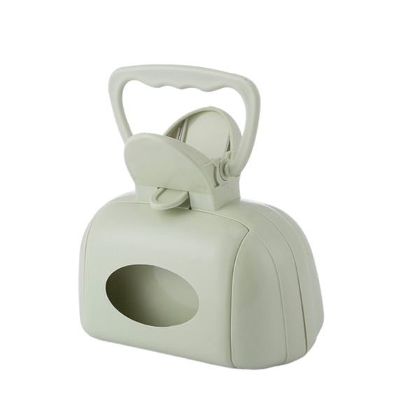 Portable Pet Poop Collector One-Handed Clamping Design Labor-Saving Hygienic Waste Catching Scooper for Daily Outdoor Walking Waste Cleaning of Dogs and Cats(Grey-16.5x10.3cm)